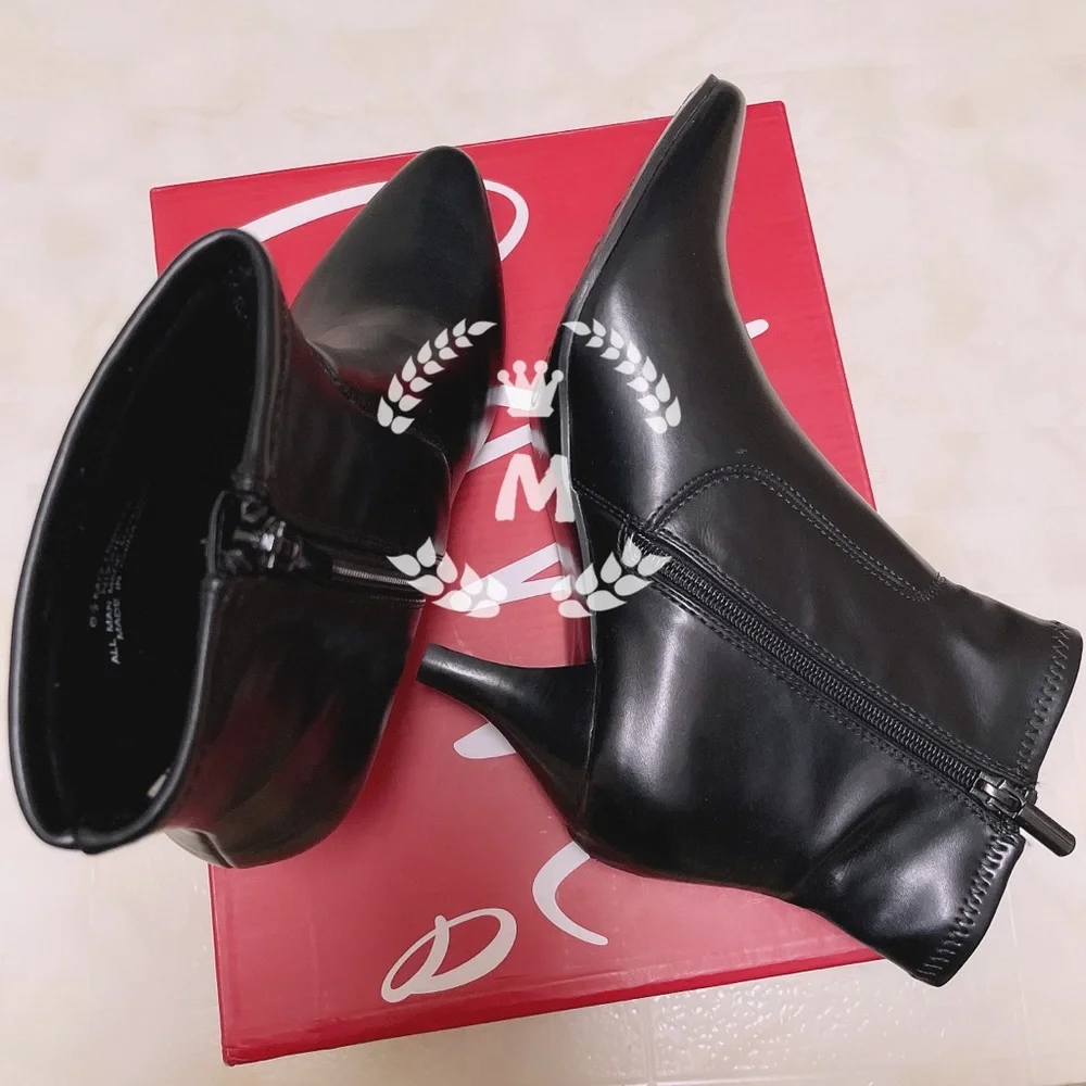 IMPO WOMEN NIXXIE BOOTIE BLACK FAUX LEATHER